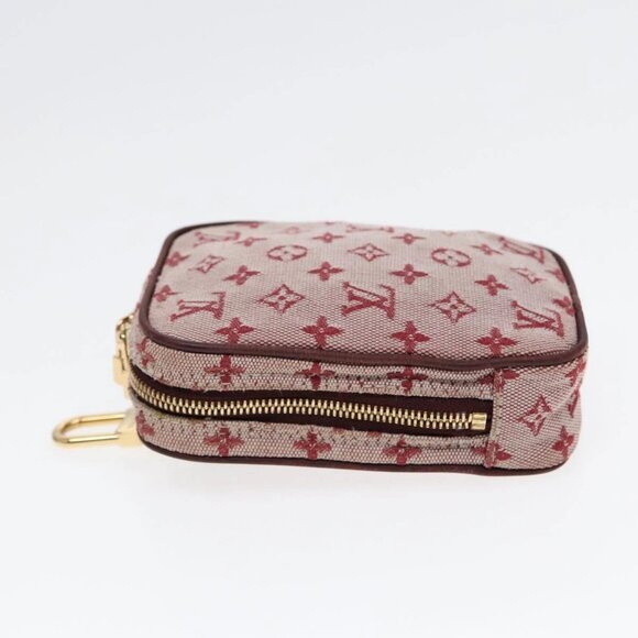 LOUIS VUITTON Monogram Mini Usu Digital Pouch Red M60001 LV Auth 89538 - Picture 6 of 16
